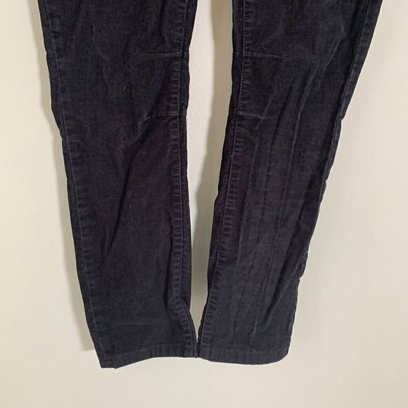 Helmut Lang black cotton stretch skinny corduroy casual career pants - Picture 3 of 10